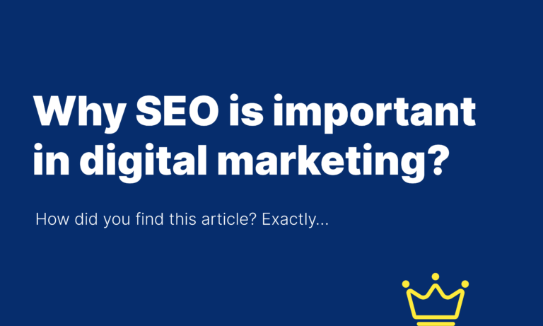 Why SEO is Important in Digital Marketing